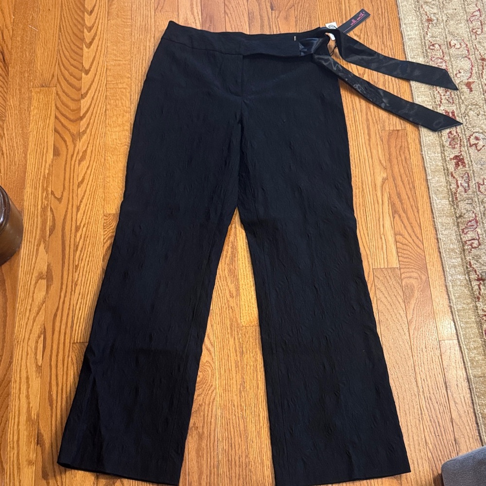 NWT Willi Smith Black Straight Leg Pants